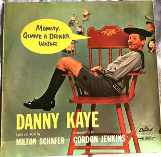 Mommy Gimme A Drink Of Water Danny Kaye Lp 33 12 " 1958 Capitol Vinyl Album Rare