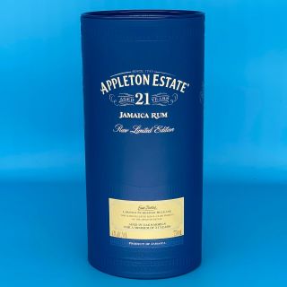 Appleton Estate Aged 21 Years Jamaica Rum Rare Ltd Edition Cylinder Empty