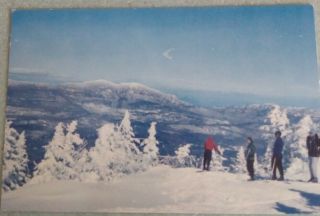 Ski Postcard Three Sugarloaf USA 1950 ' s Scenes Kingfield Maine Me 2