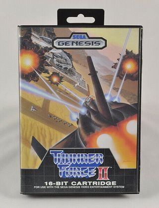 Thunder Force Ii Sega Genesis Release Game Cib Very Rare