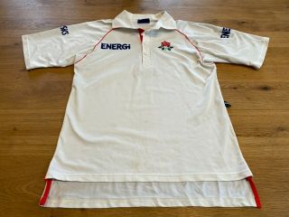 Vintage Asics Lancashire Cricket Shirt 1990 