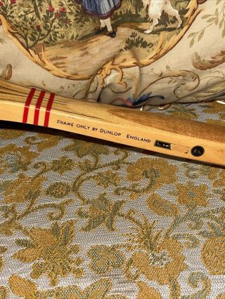 Vintage Dunlop Maxply McEnroe Wood Tennis Racket With Cover EUC 4 1/2 Rare 2