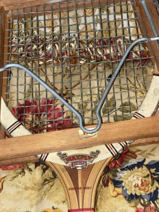 Vintage Dunlop Maxply McEnroe Wood Tennis Racket With Cover EUC 4 1/2 Rare 3
