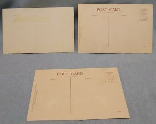 3 Orig RPPC Scenes from Comanche Texas One Shows Swimming Hole w/Skinny - dippers 2