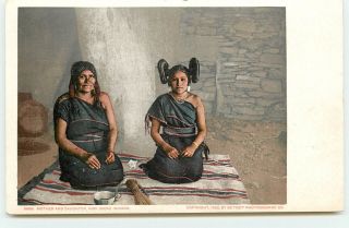 Mother And Daughter,  Hopi (moki) Indians