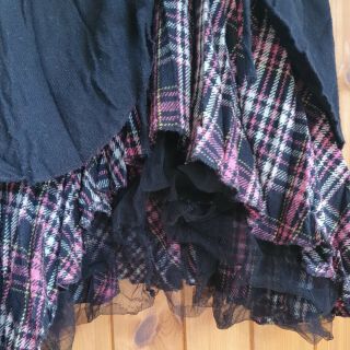 Rare Per Una Collezione Hitch Check Net Steampunk/victorian Skirt.  10l
