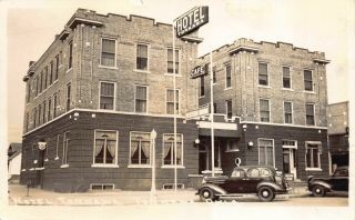 Rp Postcard Hotel Tonkawa,  Cafe & Western Union In Tonkawa,  Oklahoma 105967