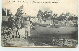 Antibes - Juan - Les - Pins - Nos Marins - Démontage Et Embarcation Du Matériel