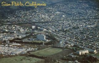 An Aerial View Of The Thriving Town Of San Pablo And The Brookside Hospital Show