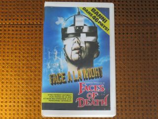 Face À La Mort (face Of Death) Vhs Vg,  Mega Rare French Version Ntsc Cult