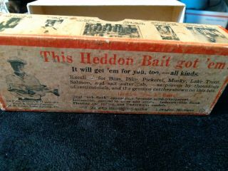 Vintage Heddon Torpedo Spook Box Only.  Rare 9122