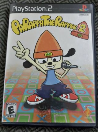 Parappa The Rapper 2 (sony Playstation 2) Cib Disc Authentic Ntsc Rare Ps2