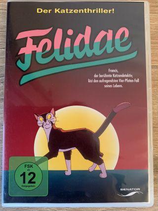 Felidae Dvd German Release English & German Audio Extremely Rare & Hard To Find