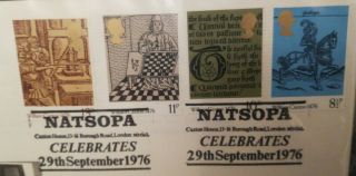 RARE.  500 Years Of Printing.  FDC Stamps.  Cancellation From NATSOPA 