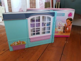 Vintage Barbie My House Fold Up Playset Mattel 2007 Blue Rare
