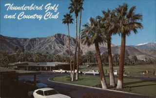 Bob Petley Palm Springs,  Ca Thunderbird Golf And Country Club,  Palm Trees,  Golfers,