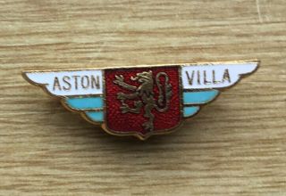 Rare 1970s Aston Villa F.  C Wings Badge Maker Coffer