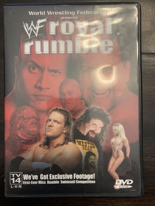Wwf Royal Rumble 2000 Dvd Wwe Rare Vintage Wcw Ecw Roh Nwa Aew Blu Ray