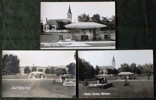 3 Views Holy Childhood Church & Indian School Harbor Springs,  Mi C1940