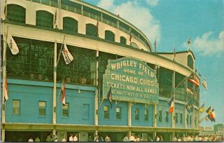 Postcard Wrigley Field Cubs Baseball Park In Chicago,  Illinois 138954