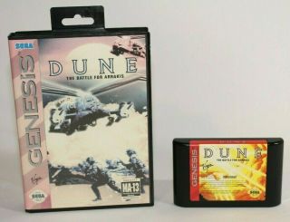 Dune Sega Genesis Authentic & W/ Box Rare