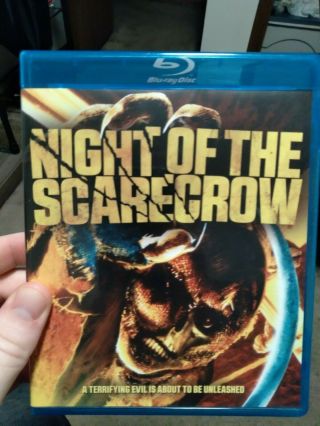 Night Of The Scarecrow (blu - Ray Disc,  1995) Cult Horror Rare Olive Films,  Oop