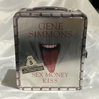 Kiss - Gene Simmons Sex Money Kiss 5 Cd Audiobook Collectible Lunchbox Rare