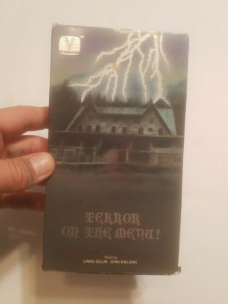 Terror On The Menu - Vhs Horror Slasher 1972 - Oop Rare Htf - Red Wolf Inn