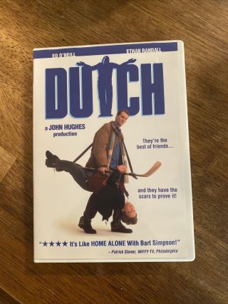 Dutch Dvd - Ed O’neill - John Hughes Anchor Bay - With Insert Very Rare