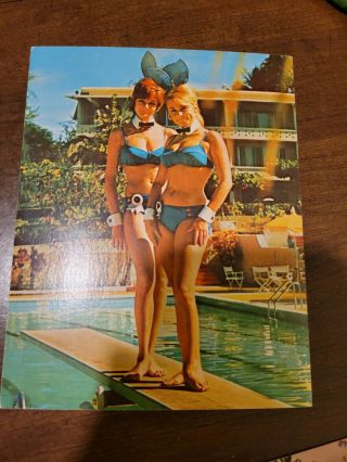 Playboy Club Hotel And Resort Jamaica Oversized Postcard Bunnies Aboard