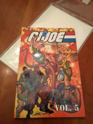 Classic G.  I.  Joe Volume 5 Tpb Marvel Rare 1st Edition