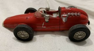 Rare Vintage Schuco Ferrari Micro Racer Rare All Red Version 2