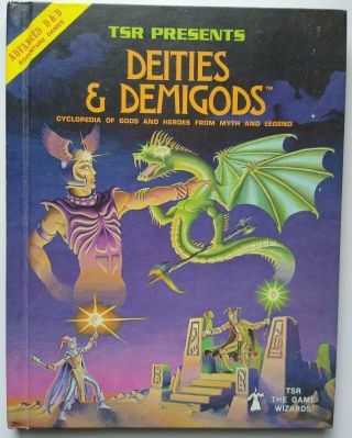 Deities & Demigods 1980 3rd Print 1st Edition Dungeons & Dragons Rare Misprint