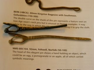 Rare Roman Romano British Silvered Bronze Hair Pin Hand Metal Detecting Detector