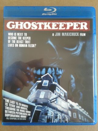 Ghostkeeper Blu - Ray (code Red) Rare Out Of Print 80 