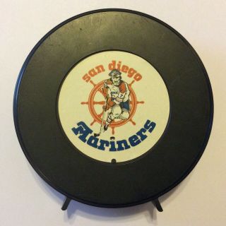 Rare 1974 - 77 Wha San Diego Mariners Coin Bank Hockey Puck Shaped World Hockey