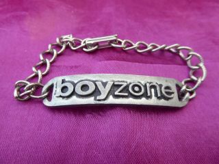 Vintage 1996 Rare Metal Boyzone Chunky Bracelet