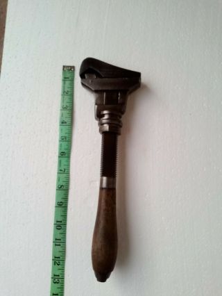 Rare Antique Vintage Bemis & Call Adjustable Spanner Wrench