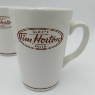 Vintage Set of 4 Tim Hortons Small Mugs - 6 ounce Size - Rare - Steelite England 2