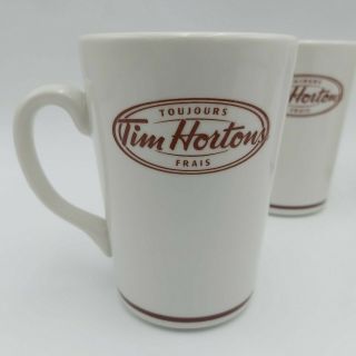 Vintage Set of 4 Tim Hortons Small Mugs - 6 ounce Size - Rare - Steelite England 3