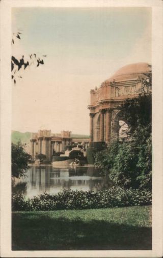 1915 Ppie Rppc San Francisco,  Ca Palace Of Fine Arts,  Lagoon,  And Colonnades - Ppie
