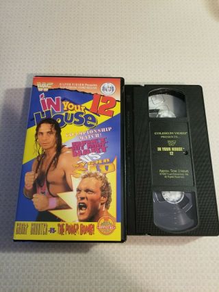 Wwf Wwe Its Time In Your House 12 1996 Rare Vintage Coliseum Video Wcw Tna Vhs