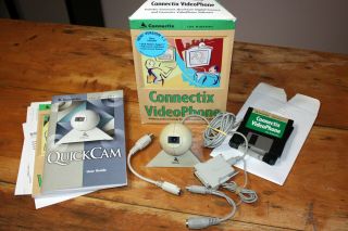 Rare Vintage Connectix Webcam Videophone For Windows 3.  1/95
