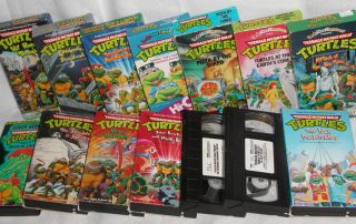 14 Vhs Tmnt Teenage Mutant Ninja Turtles Videos Family Home Entertainment Rare