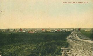 North Dakota Birdseye View Of Beach Bradford & Co C - 1910 Postcard 21 - 4760