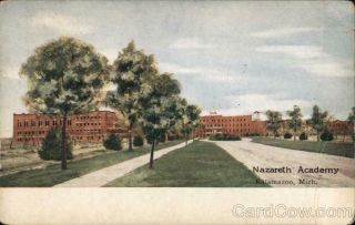 Kalamazoo,  Mi Nazareth Academy Michigan The Simplicity Co.  Antique Postcard