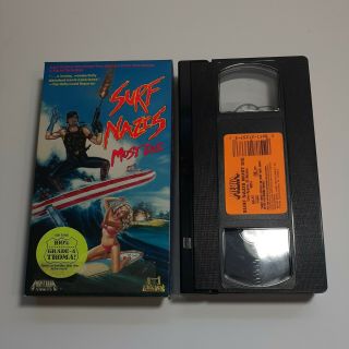Surf Nazis Must Die Rare (vhs,  1987) Media Home Entertainment Horror Troma Cult