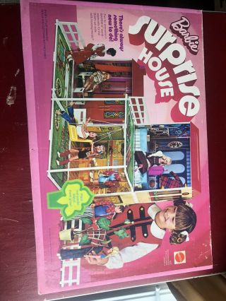 Rare Vintage 1970 Barbie Surprise House Doll House Mattel