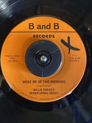 Unknown Black Gospel Funk Willie Parker Sensational Souls 45 Phoenix Rare Hear