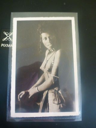 Africa Abyssinia/ethiopia Risque Bare Breasts Bileni Beauty Postcard C1920/30s